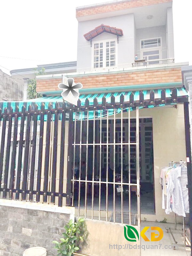 Bán nhà 1 lầu mặt tiền hẻm 2144 đường Huỳnh Tấn Phát Nhà Bè.